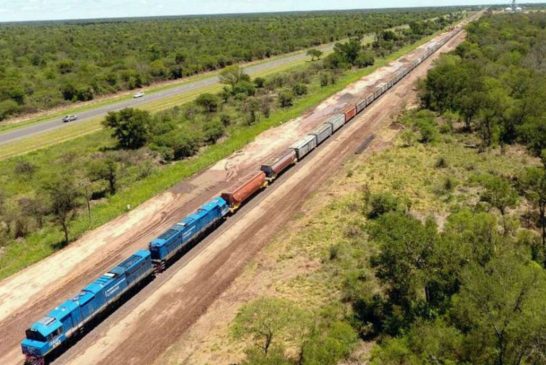 Creció 2,5 veces el transporte de cargas por tren desde 2015