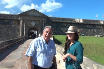 Una puerta del sol en Puerto Rico