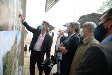 Con la presencia de Lammens, comenzó la última etapa de las obras en el Cristo de San Javier en Tucumán