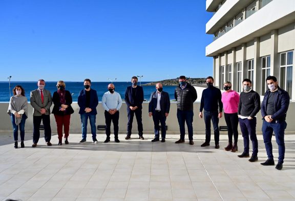 El ministro Lammens visitó Puerto Madryn