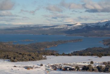 Momento de nieve en Neuquén