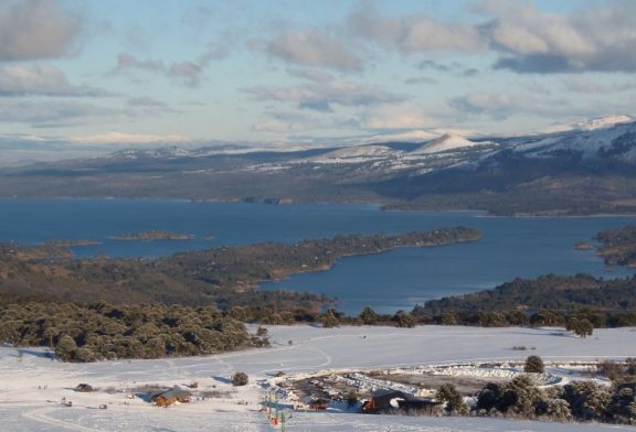 Momento de nieve en Neuquén