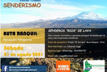 Buta Ranquil se prepara para el evento N°2 de Senderismo Ríos de Lavas, volcán Tromen