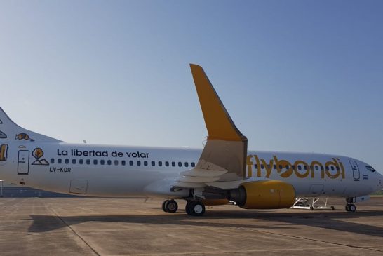Flybondi recibió un nuevo avión para su flota