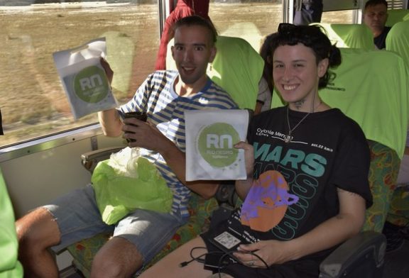 Sabores rionegrinos viajaron sobre rieles en el Tren Patagónico