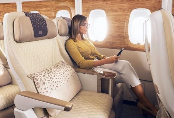 Emirates ofrece conectividad Wi-Fi gratuita a bordo a todos sus pasajeros