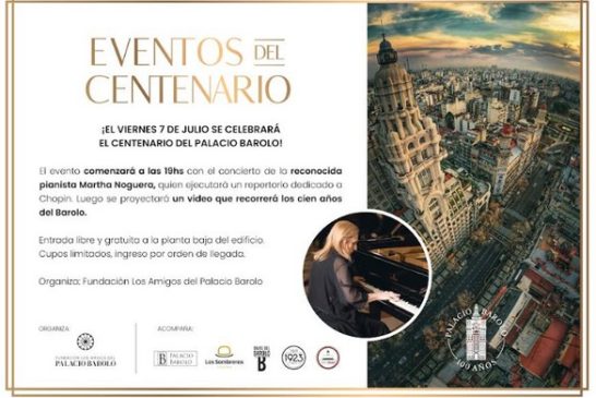 Buenos Aires | Actividades en el Palacio Barolo que cumple 100 años!