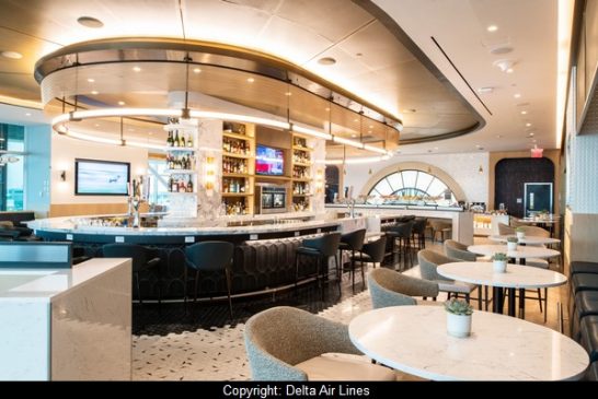 Delta Sky Club en JFK se convierte en el centro de atención