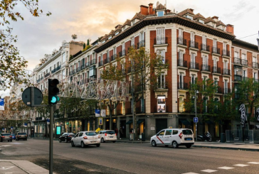 Madrid, al caer el sol