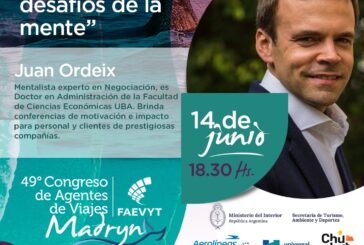 Juan Ordeix en el 49° Congreso de Agentes de Viajes en Puerto Madryn