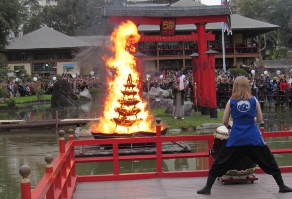 Festival del fuego: “Megumi Matsuri” en el Jardín Japonés